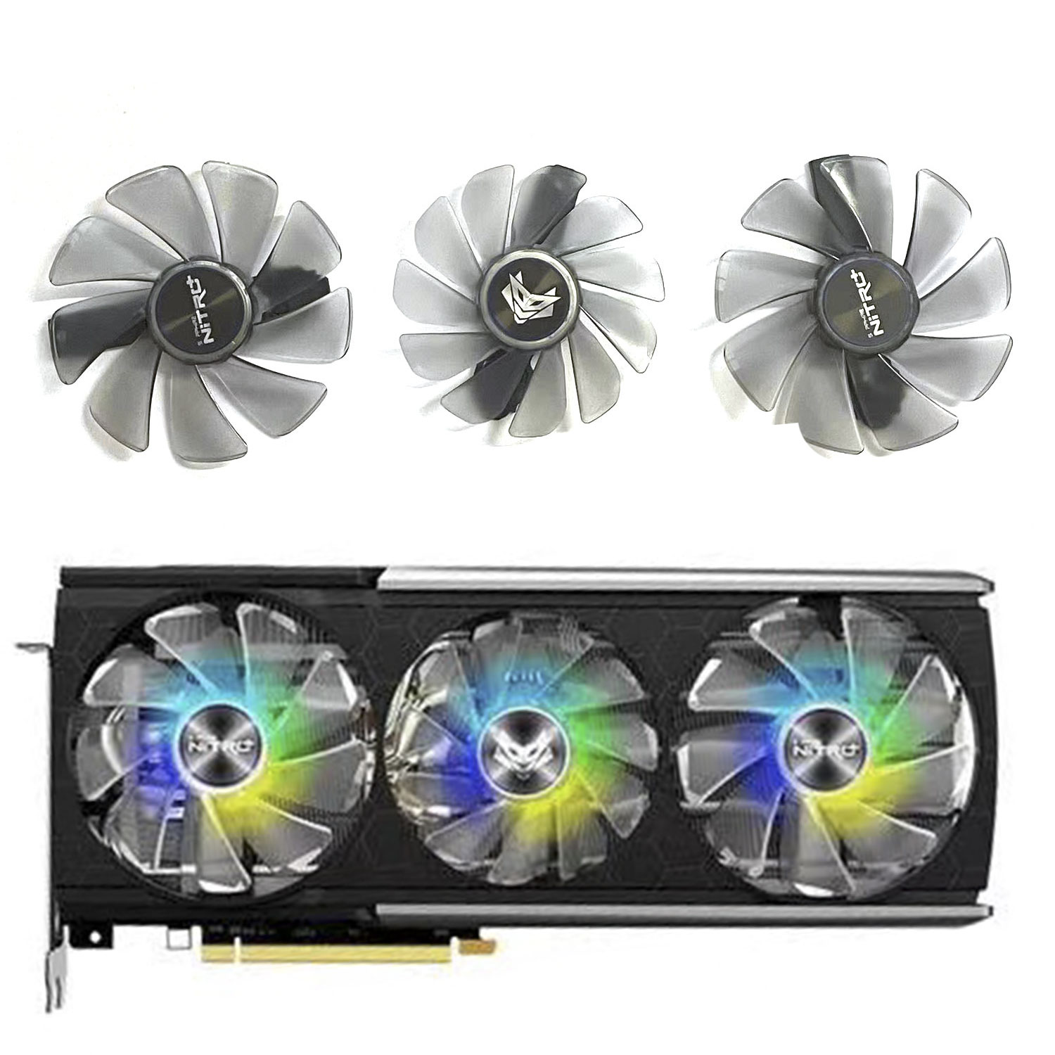 Rx 5700 Xt 8Gb Video Card - مروحة بطاقة رسومات CF1015H12D CF9010H12D RX5700