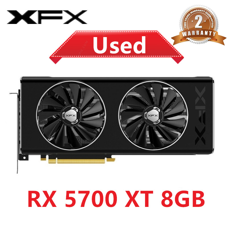 Rx 5700 Xt 8Gb Video Card - بطاقة رسومات XFX-Office ، AMD Radeon