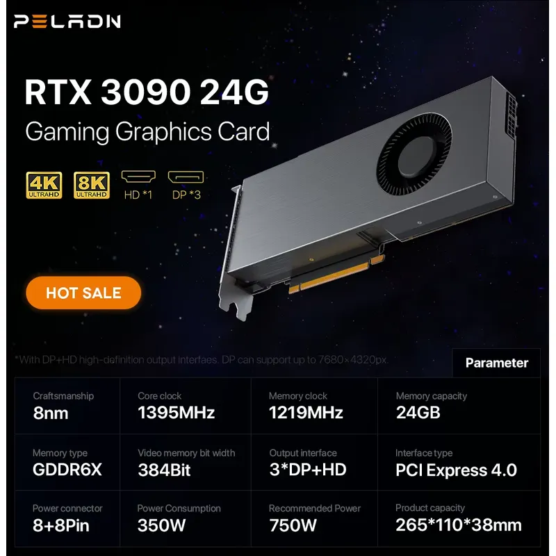 عرض ساخن بسعر منخفض: بطاقة رسو - مراجعة Rtx 3090 24Gb Graphics Card وسعره