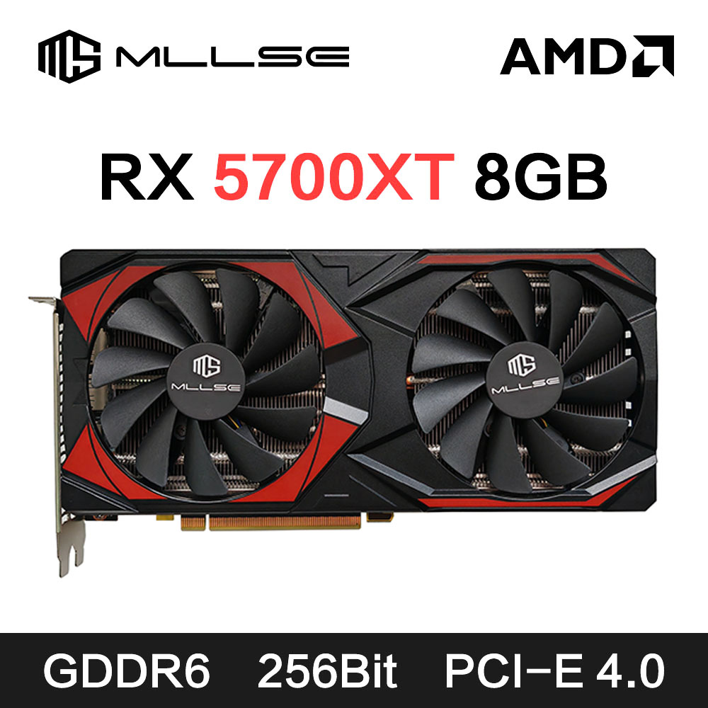 بطاقة رسومات MLLSE AMD RX5700  - مراجعة Rx 5700 Xt 8Gb Video Card وسعره
