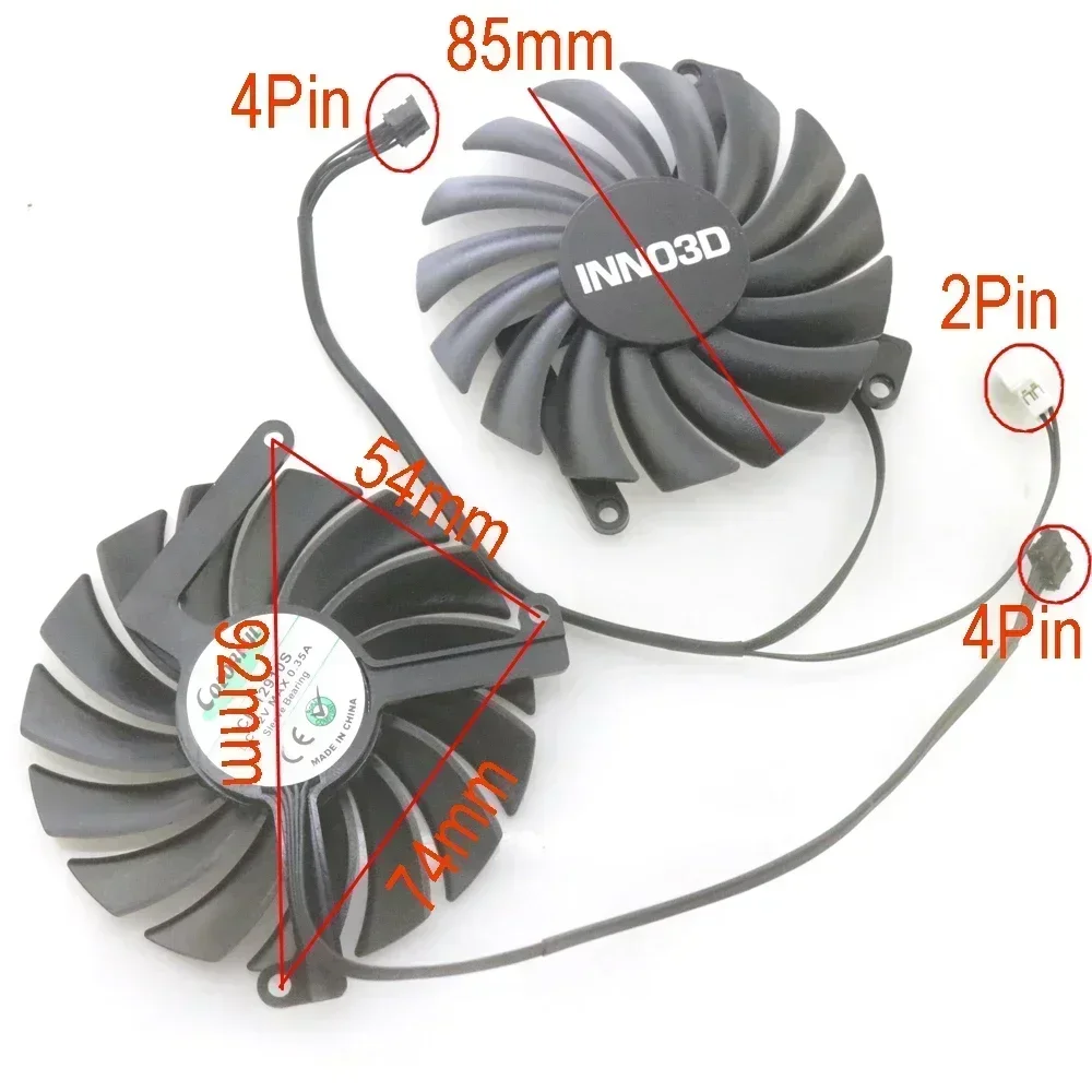 2 قطعة/مجموعة CF-12910S مروحة  - مراجعة Rtx 3070 8Gb Graphics Card وسعره